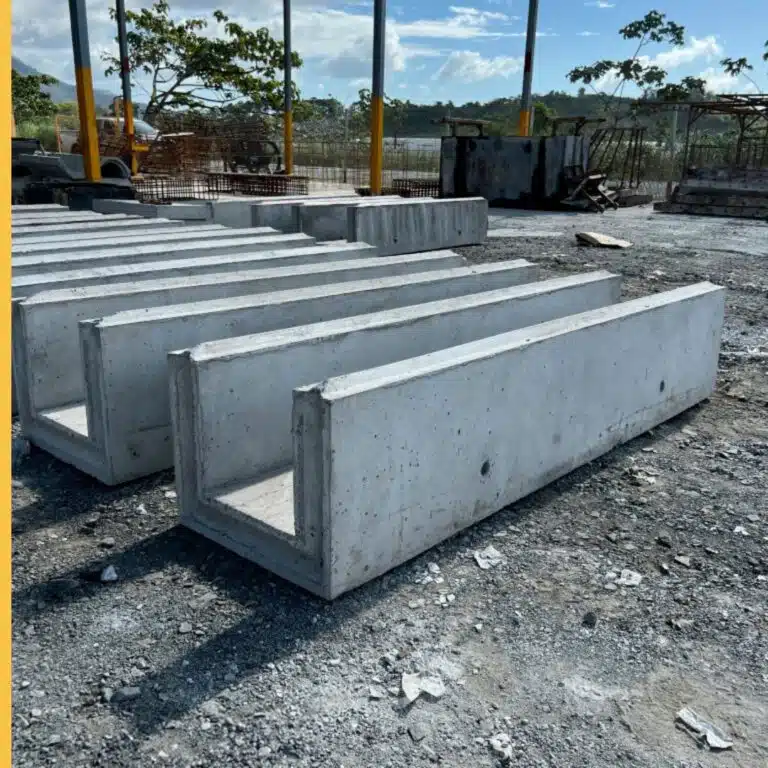 Canaletas prefabricadas de concreto